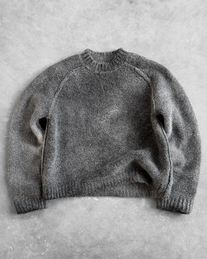 Reaven Onyx Grey Nuvola Mohair Knit
