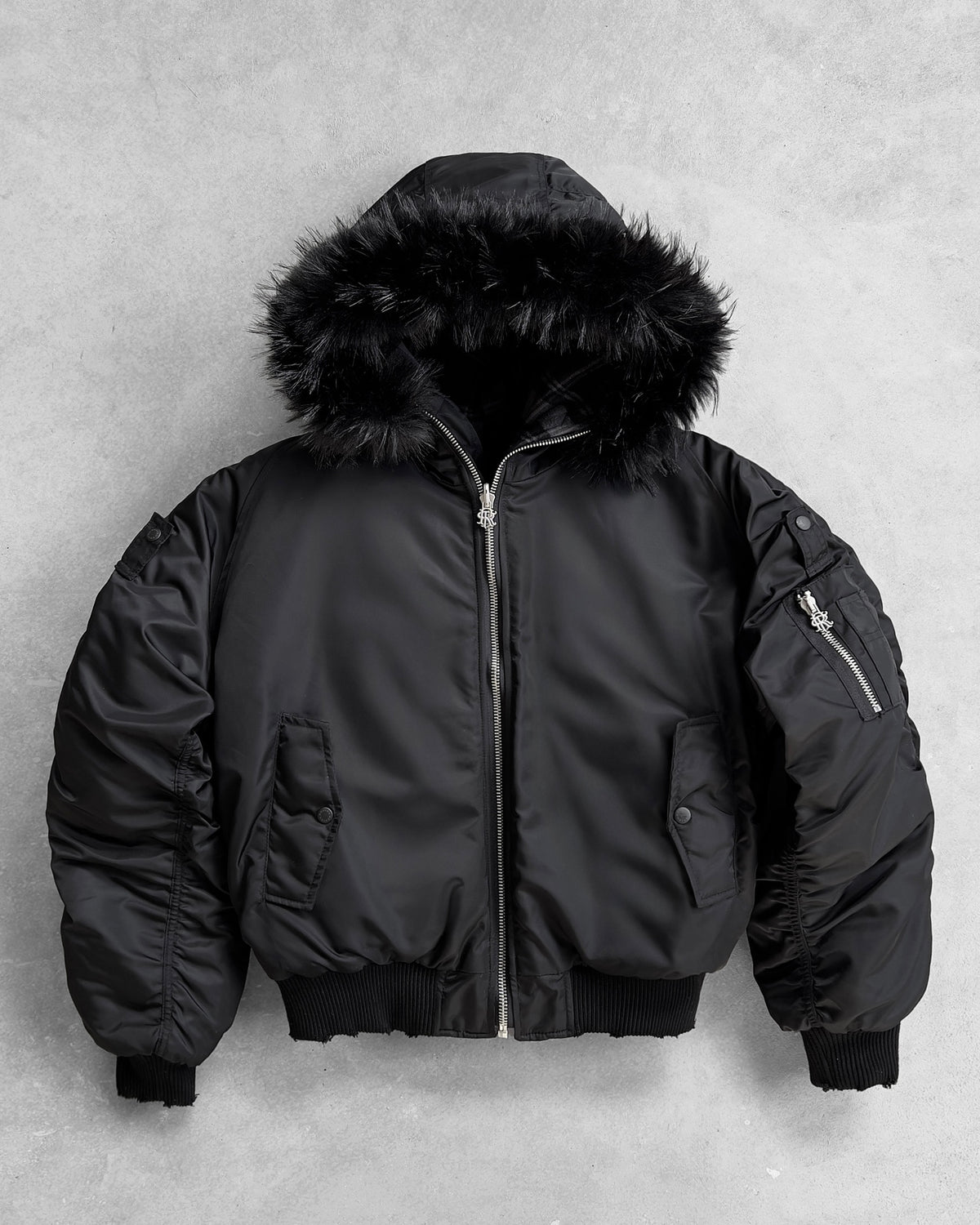 Reaven Fur Bomber Jacket