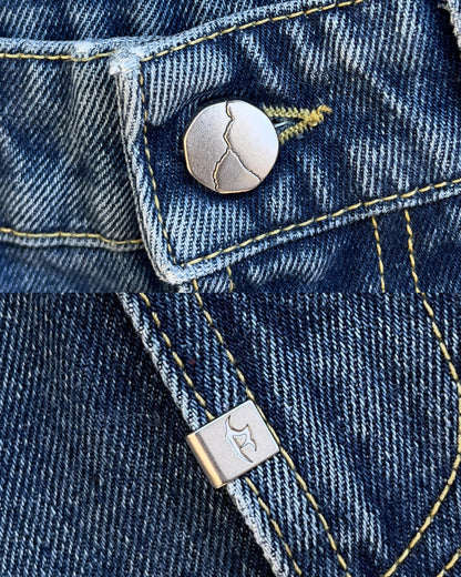 Reaven Resin Blue Rift Denim Jeans