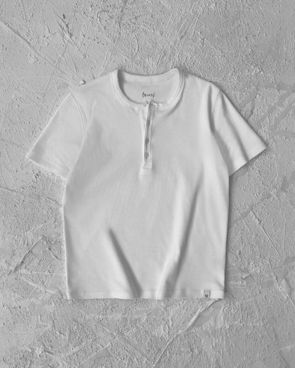 Reaven White Serafino Slim T-Shirt