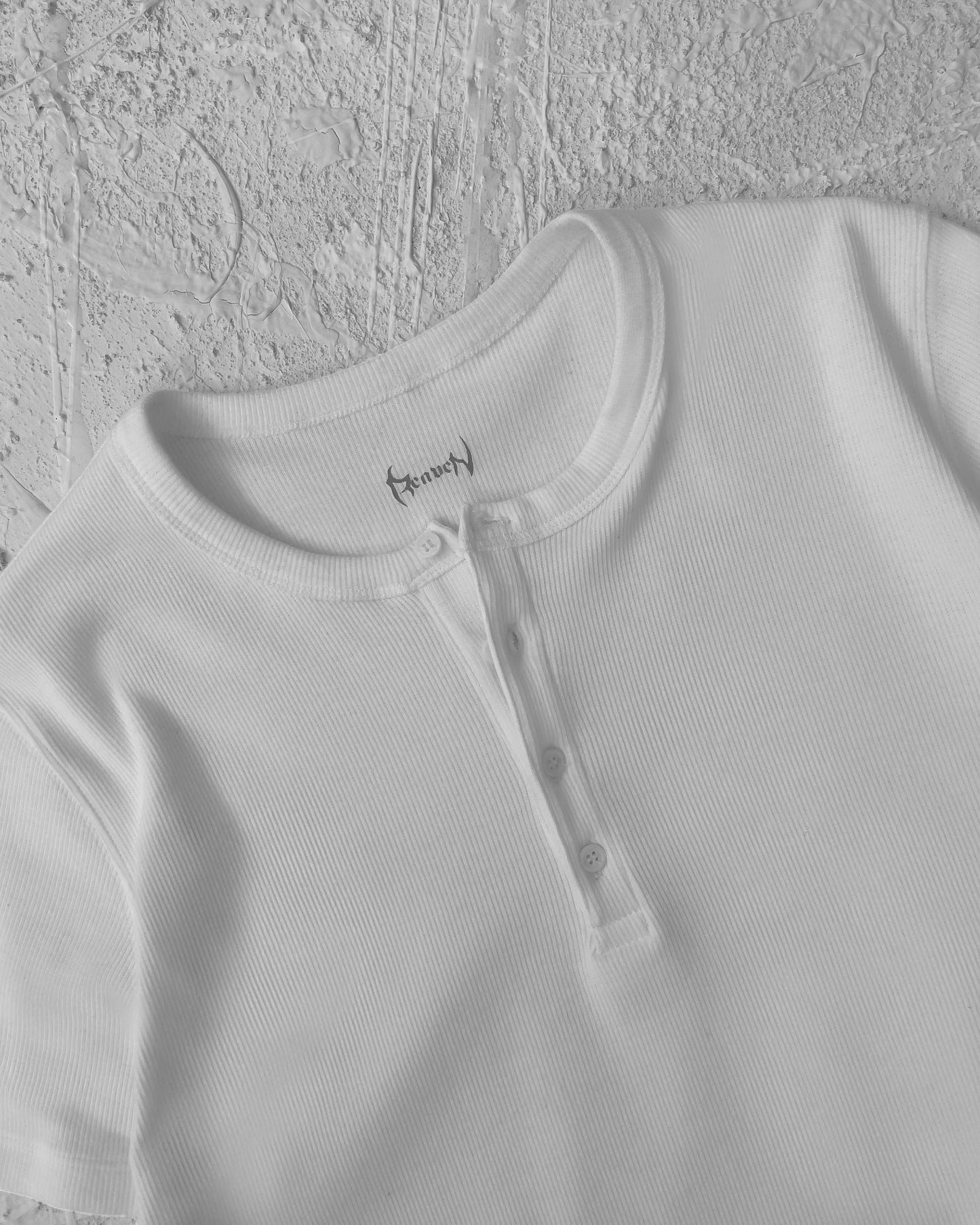 Reaven White Serafino Slim T-Shirt