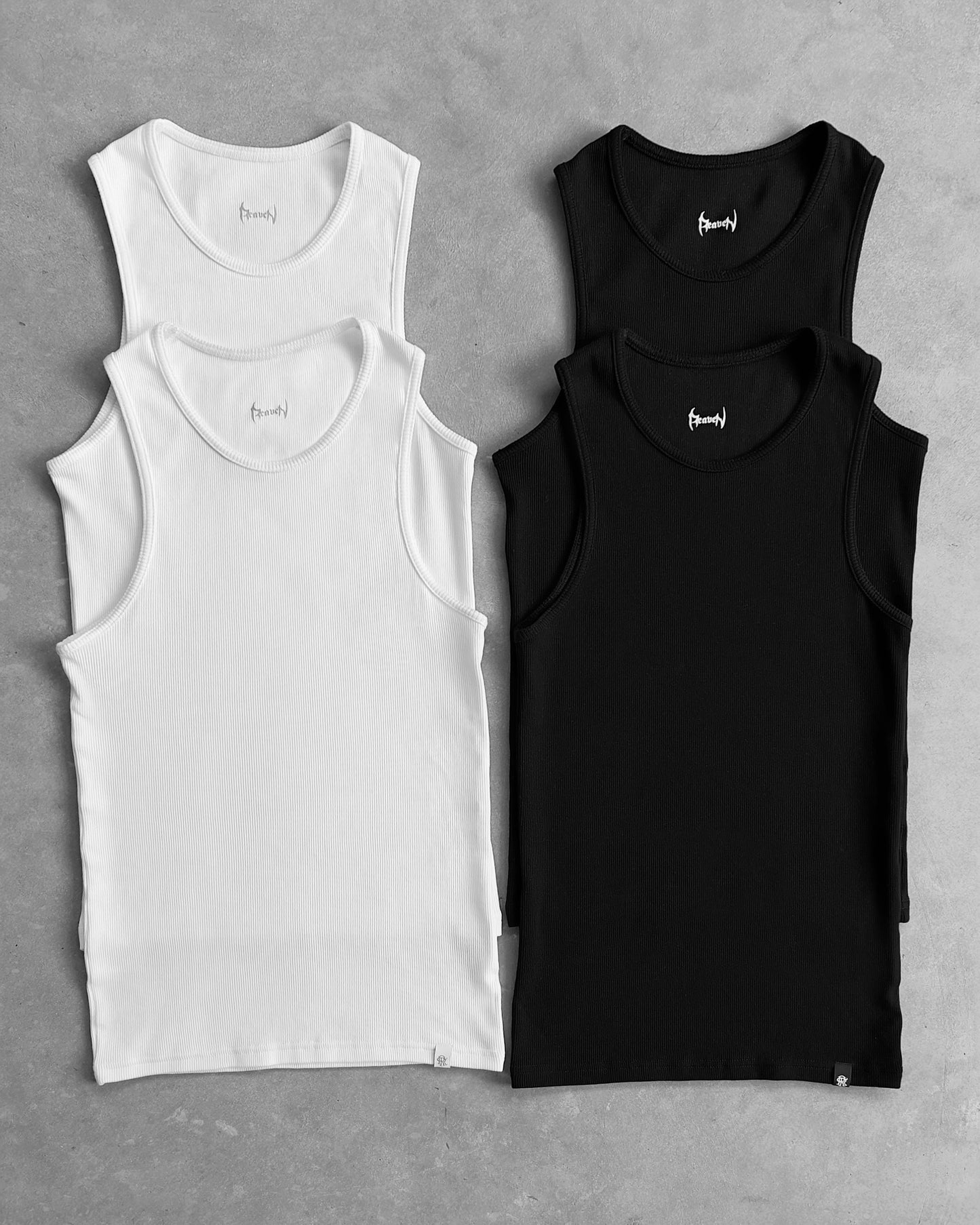 Reaven Black Stamp Tank - Two Pack