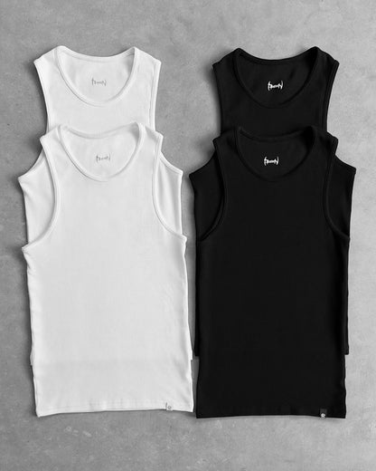 Reaven Black Stamp Tank - Two Pack