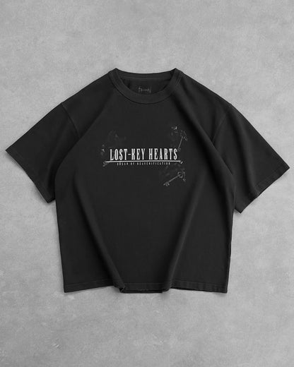Reaven Black Lost Key Hearts T-Shirt