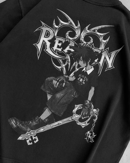 Reaven Black Lost Key Hearts T-Shirt