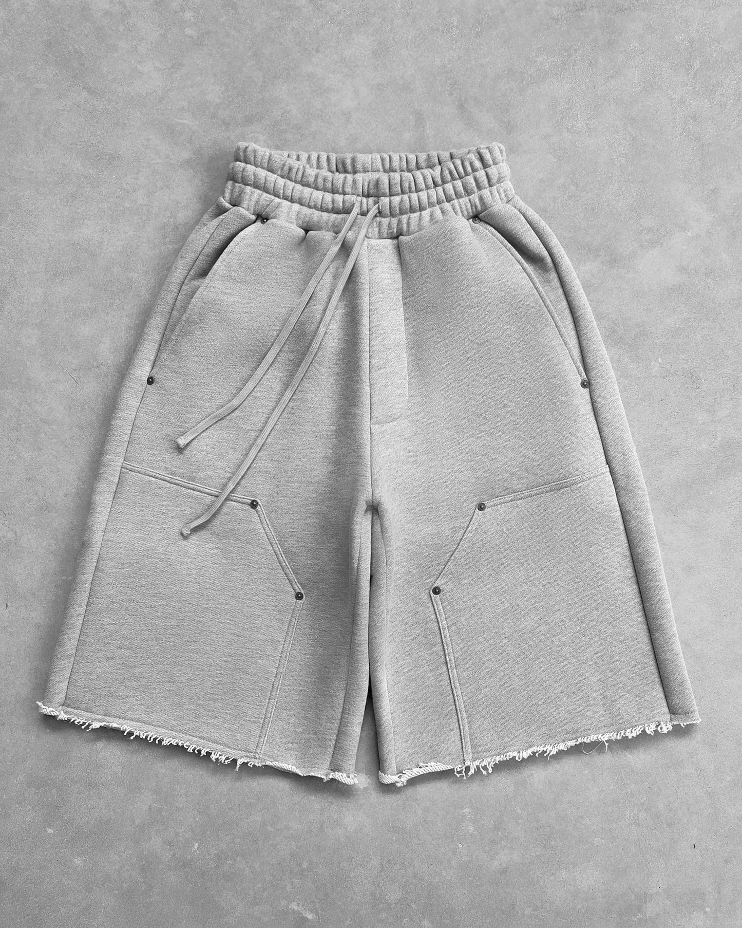 Reaven Grey Double Knee Sweatjorts