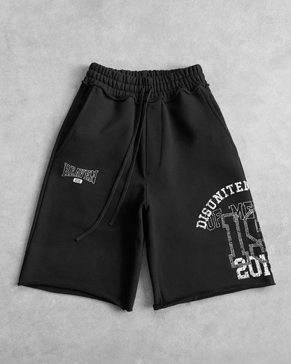 Reaven Black Disunited States Sweatjorts