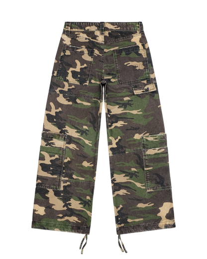 Reaven Woodland Camo Cargo Pants