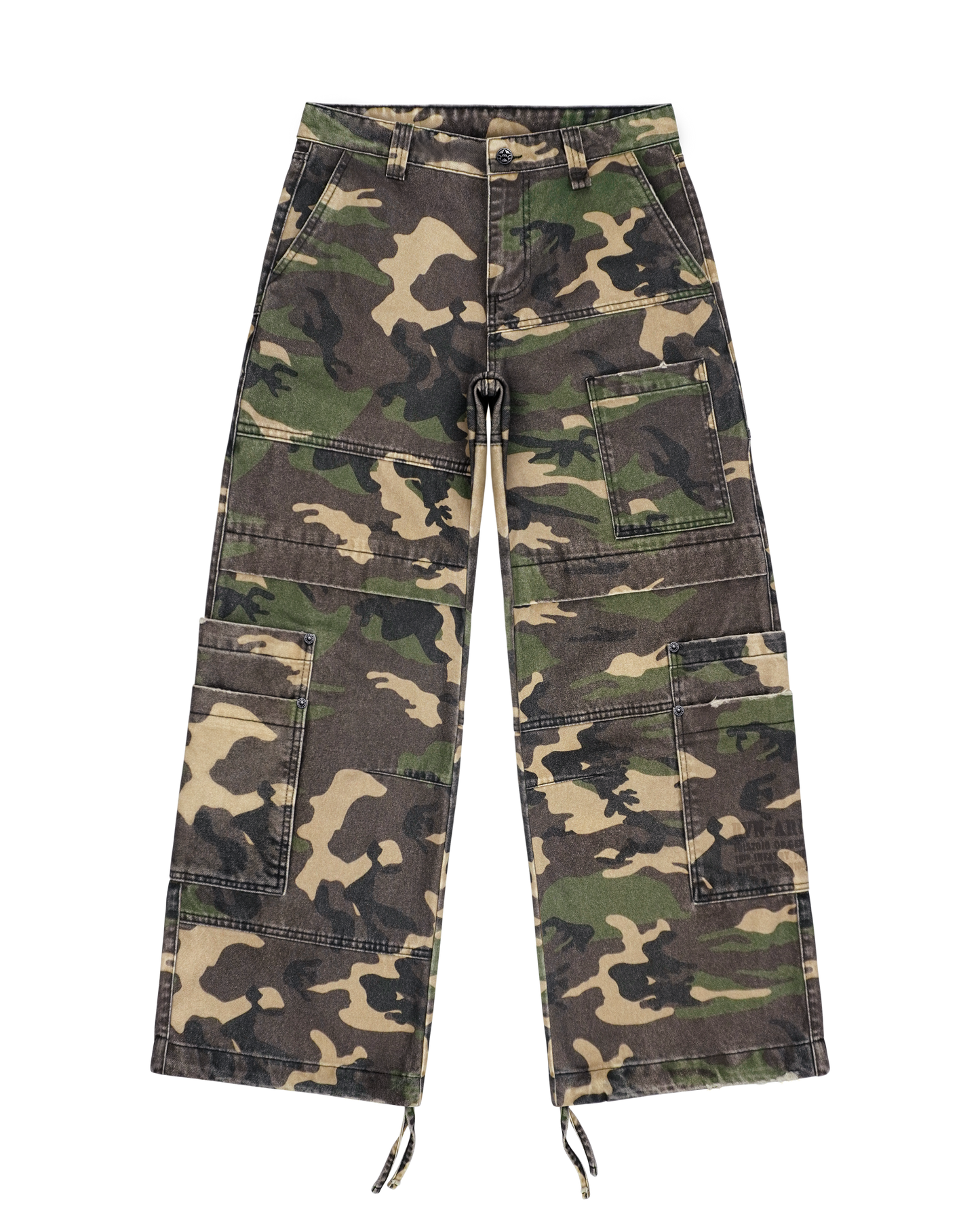 Reaven Woodland Camo Cargo Pants