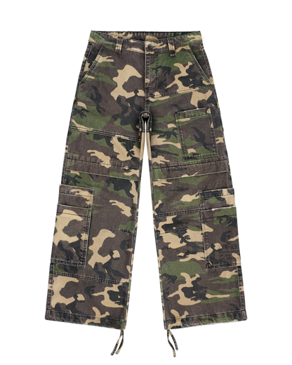 Reaven Woodland Camo Cargo Pants