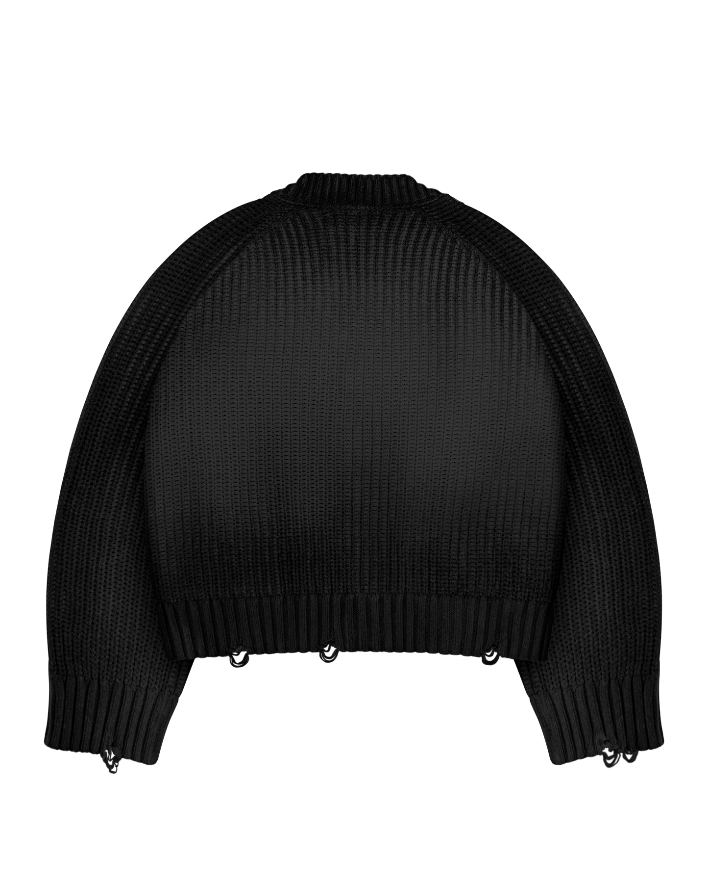 Reaven Black Sunfaded Cardigan