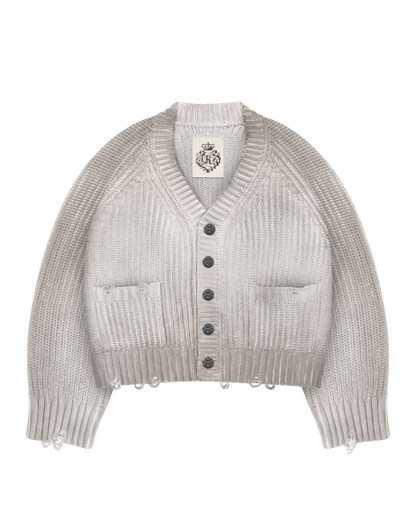 Reaven Grey Sunfaded Cardigan