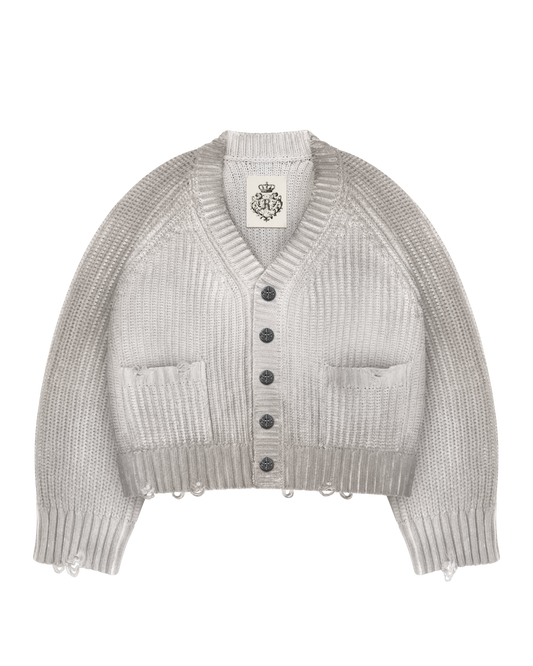 Reaven Grey Sunfaded Cardigan