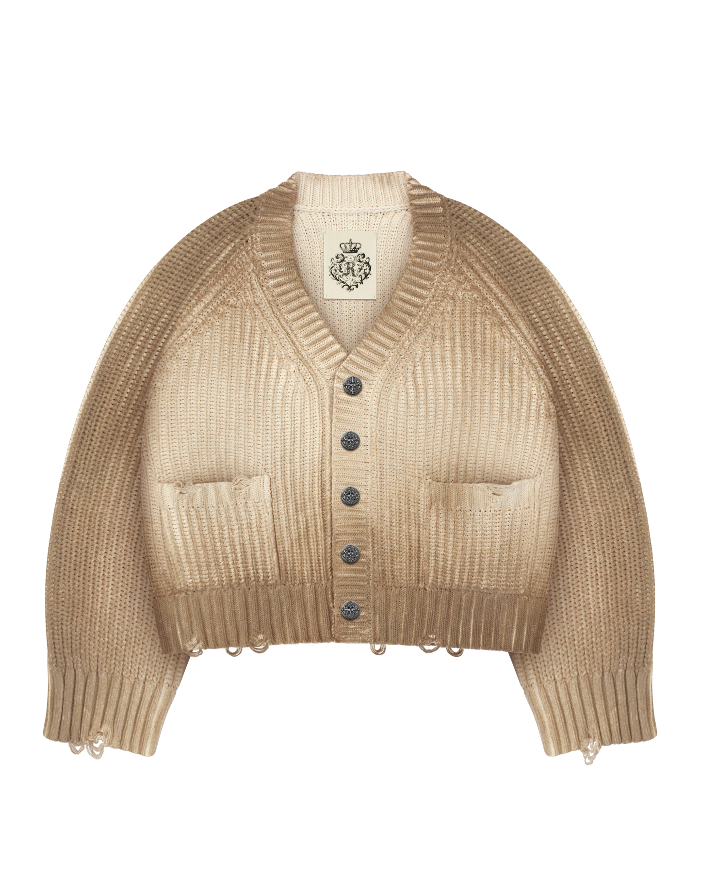 Reaven Sand Sunfaded Cardigan