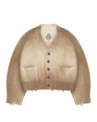 Reaven Sand Sunfaded Cardigan