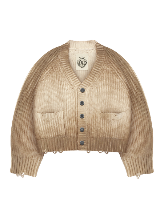 Reaven Sand Sunfaded Cardigan