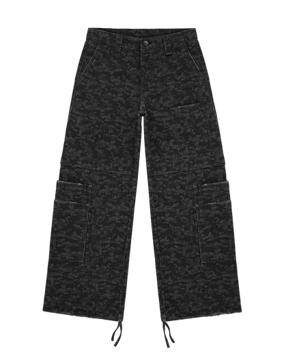 Reaven Blackout Camo Cargo Pants
