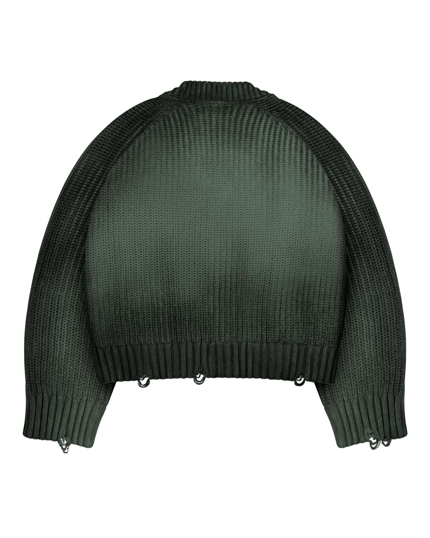 Reaven Green Sunfaded Cardigan