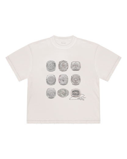 Reaven Cream Nine-Peat T-Shirt