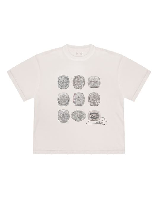 Reaven Cream Nine-Peat T-Shirt