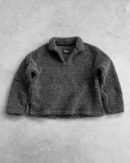 Reaven Storm Grey Wool Fleece