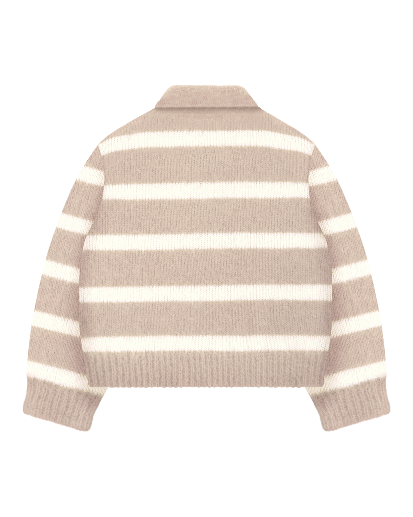 Reaven Caffé Latte Alpaca Polo Knit