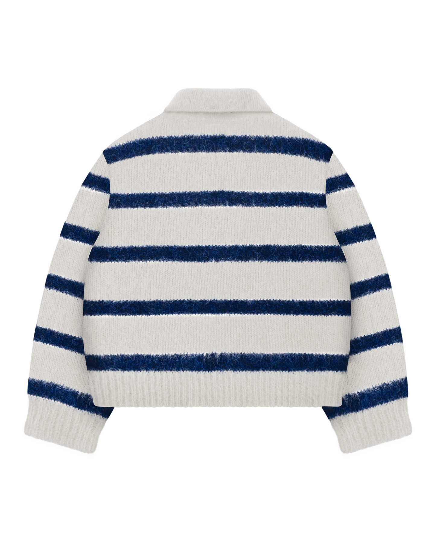 Reaven Blueberry Milk Alpaca Polo Knit