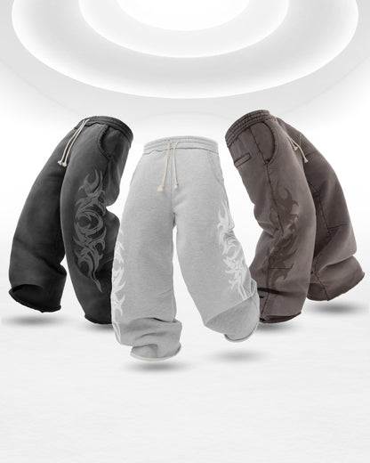 Reaven Heather Grey Tribe Sweatpants