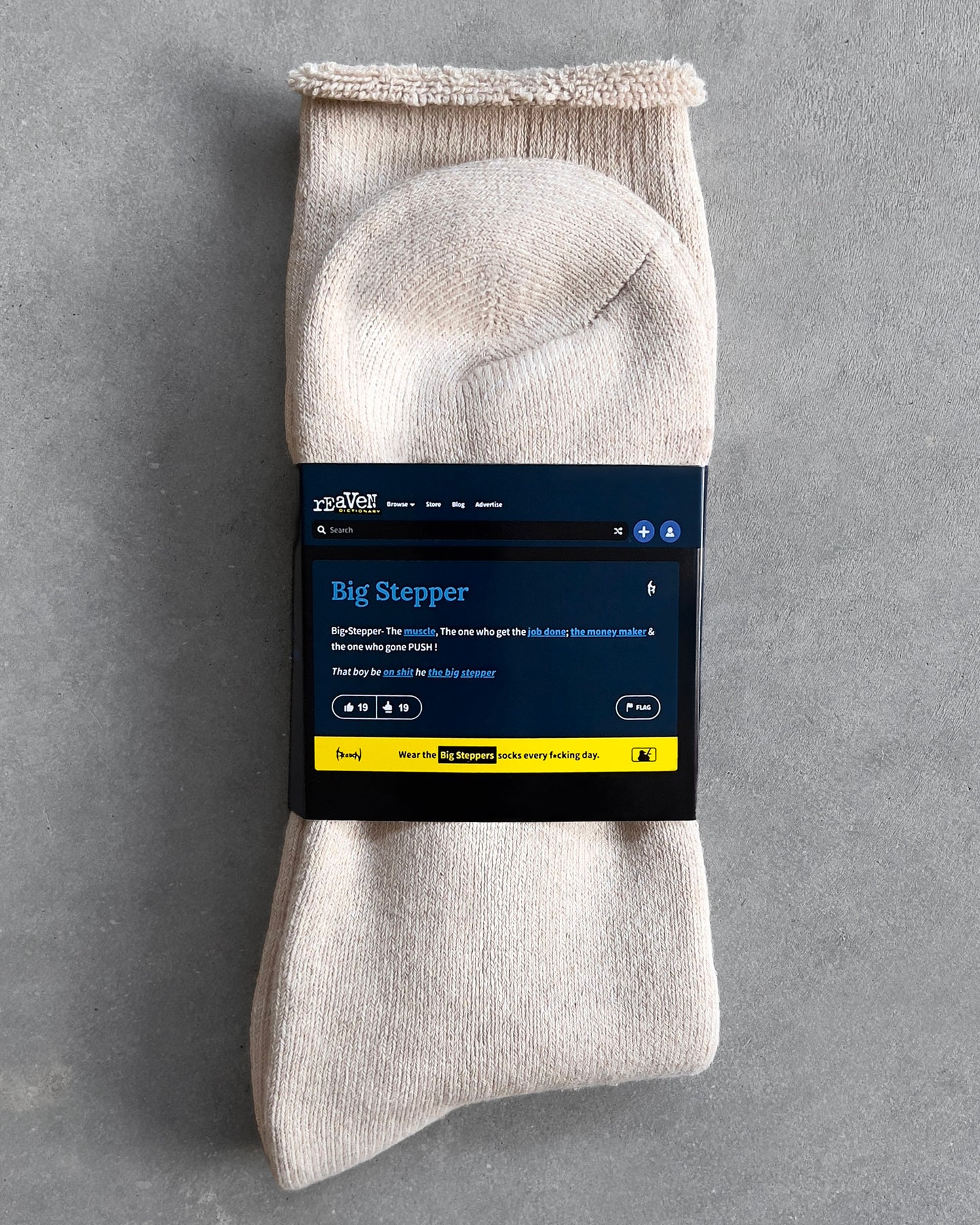 Reaven Natural Big Steppers Socks
