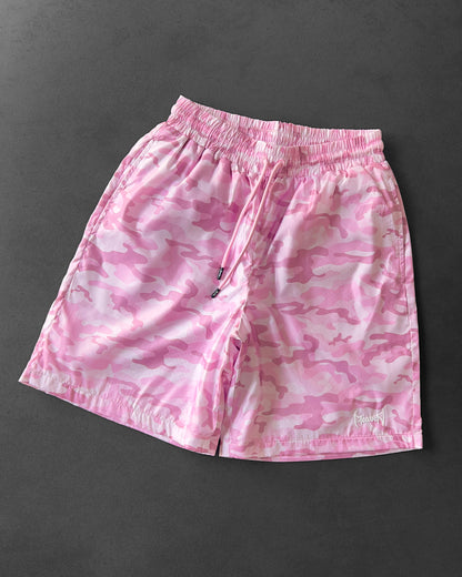 Reaven Pink Camo Swimshorts