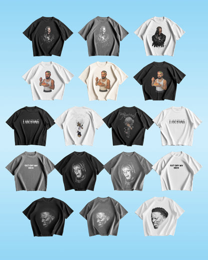 Reaven White Get Off My D T-Shirt