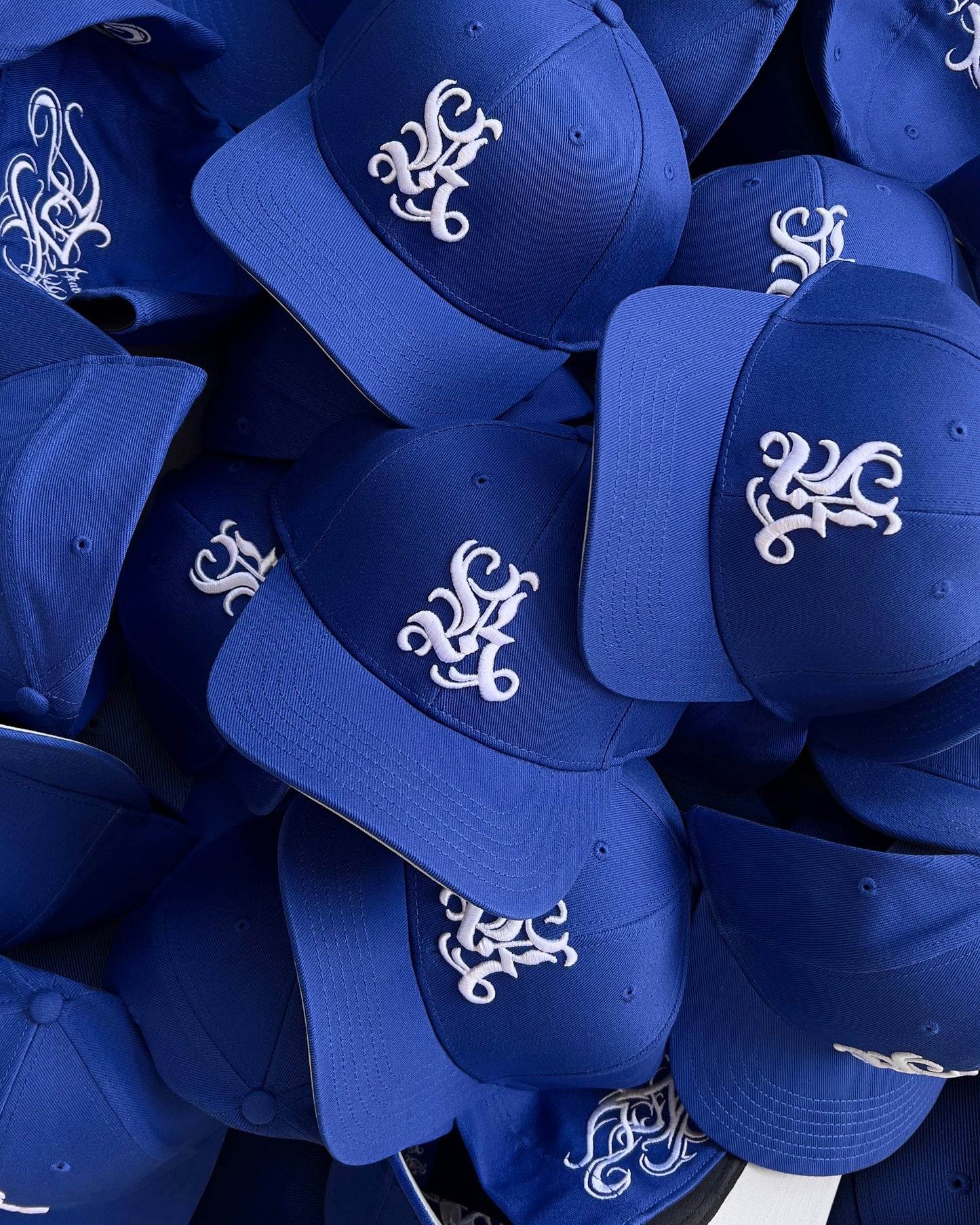 Reaven Blue Creed Fitted Hat