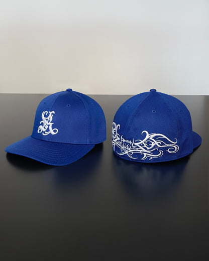 Reaven Blue Creed Fitted Hat