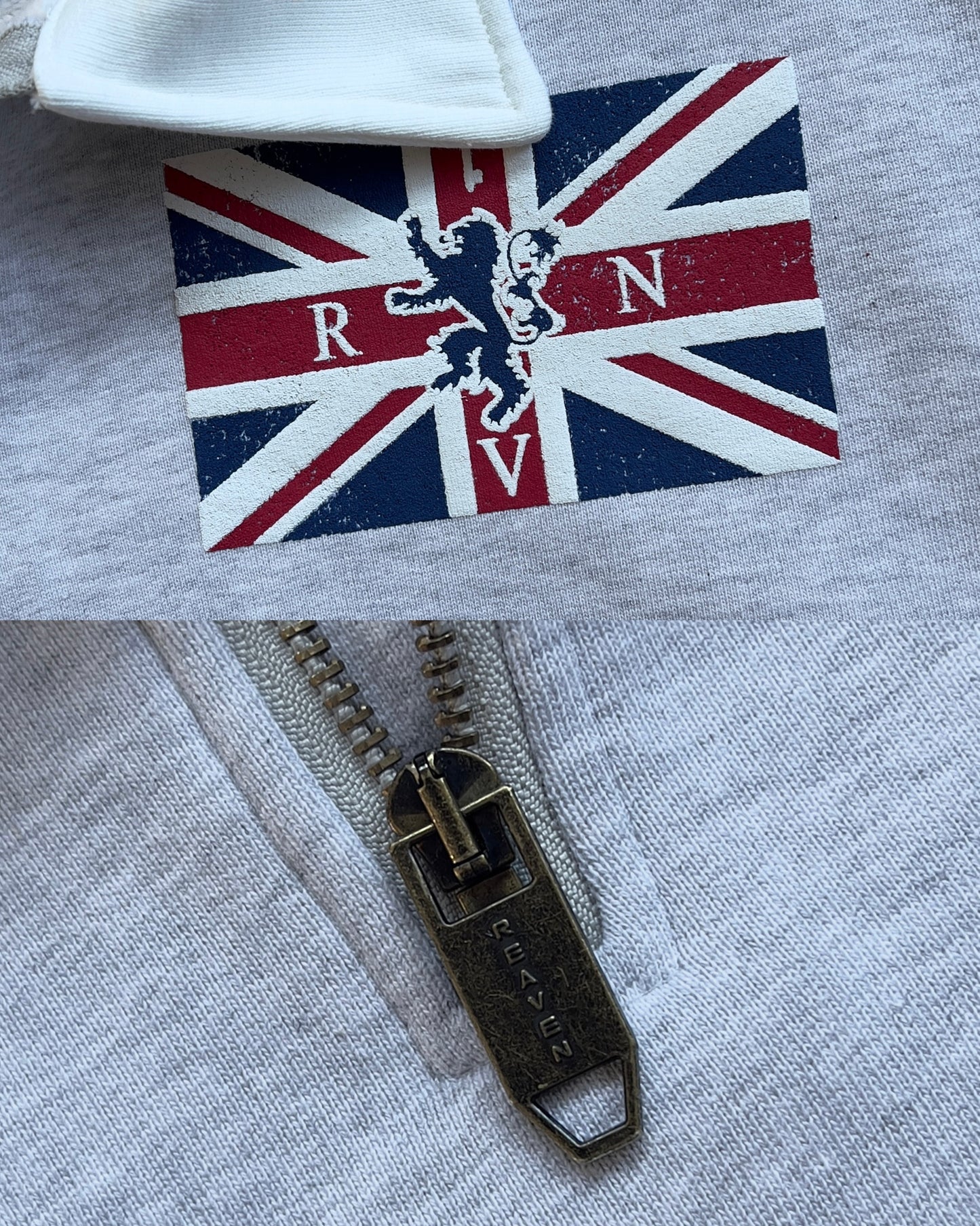 Reaven Grey Mayfair Half-Zip Polo