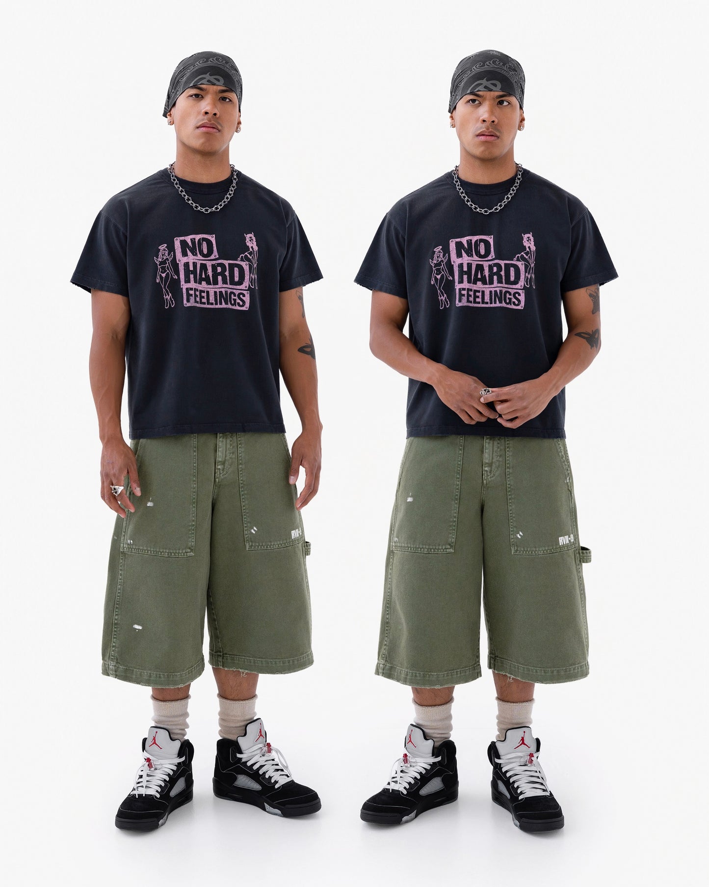 Reaven Black Hard Feelings T-Shirt
