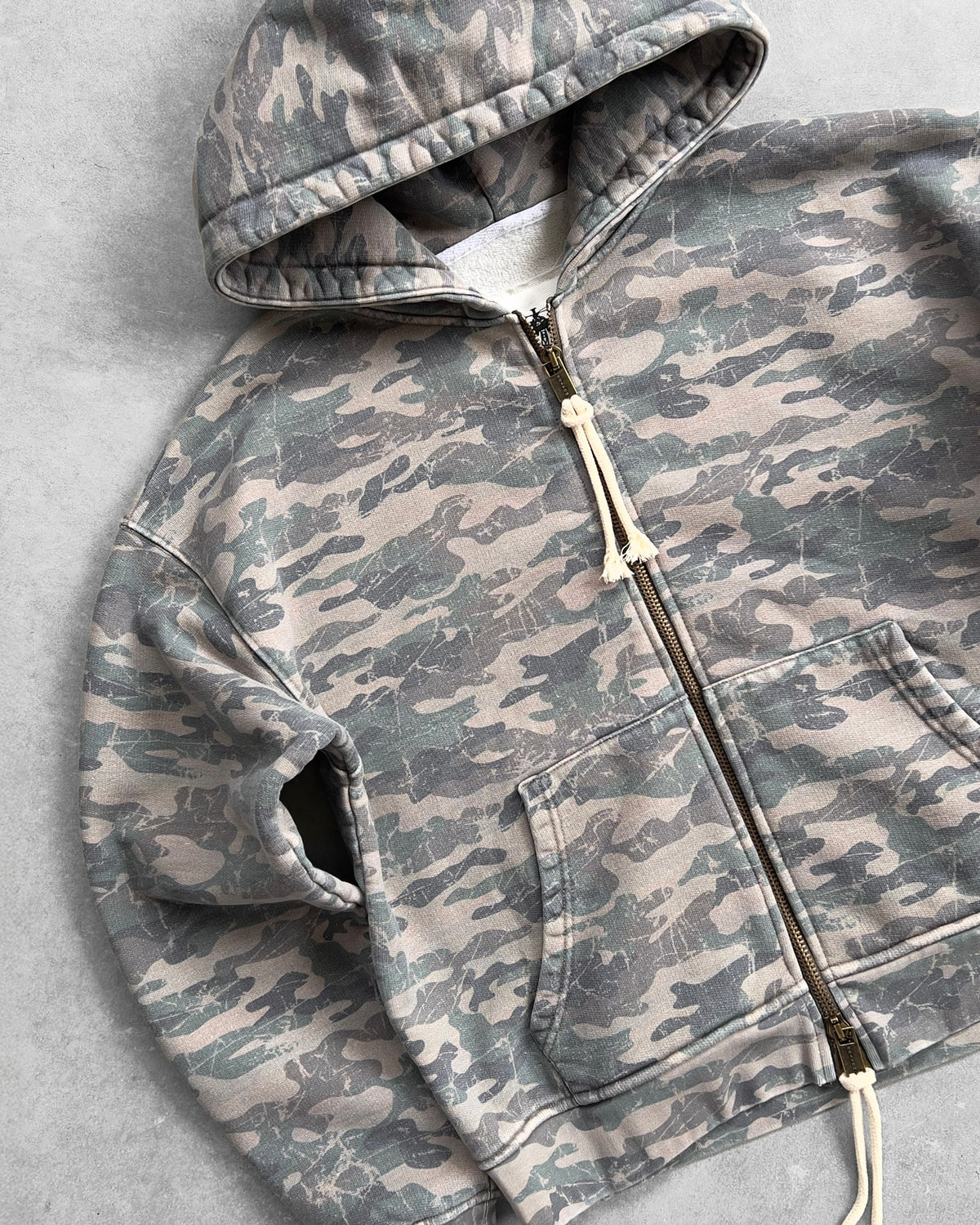 Reaven Camo Zip Hoodie