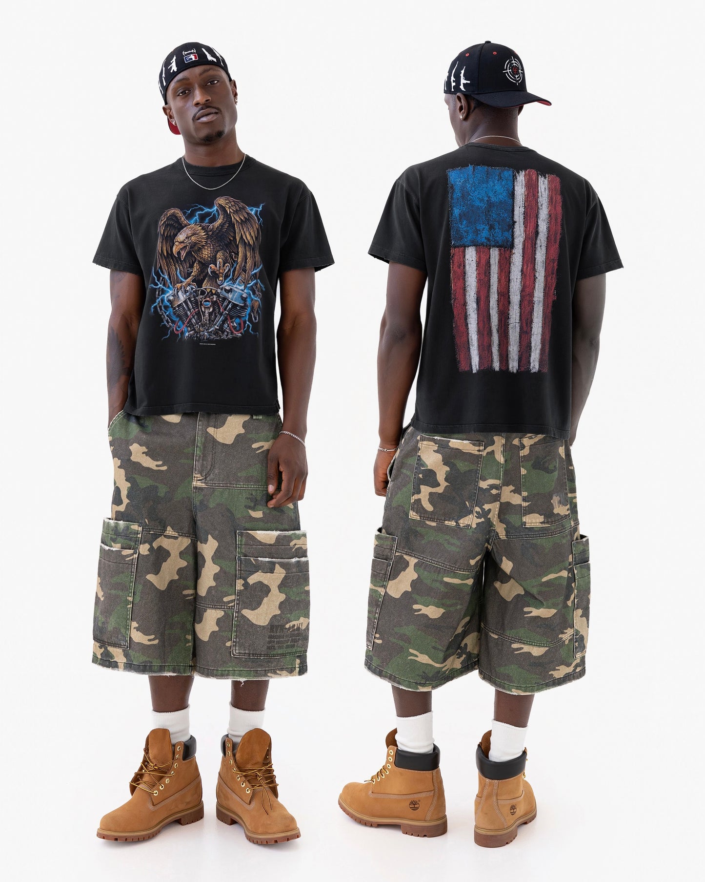 Reaven Black America T-Shirt