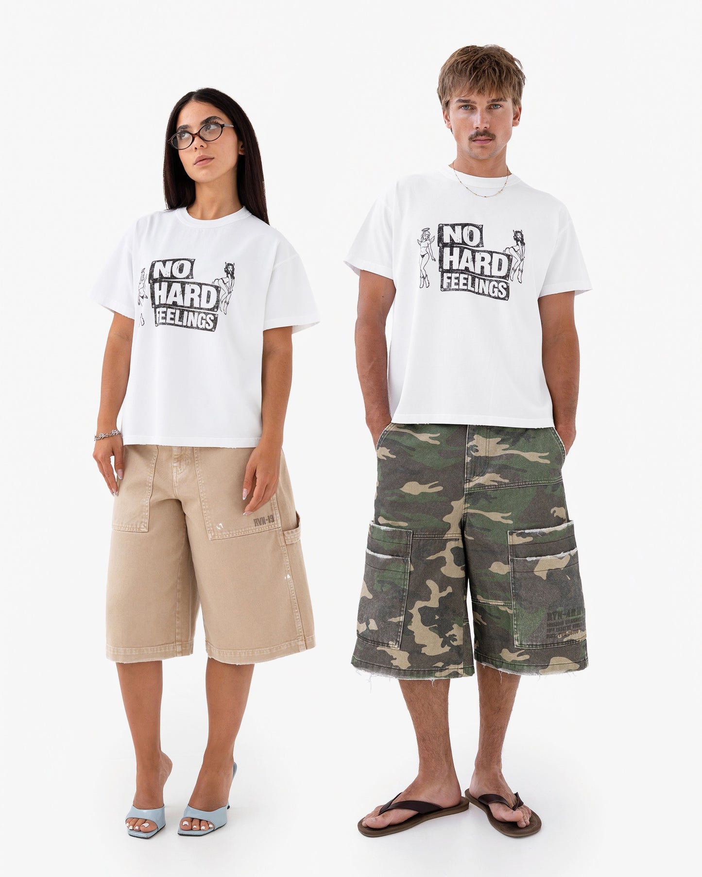 Reaven White Hard Feelings T-Shirt