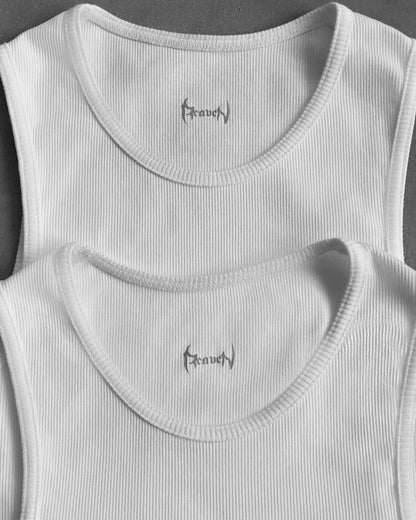 Reaven White Stamp Tank - Two Pack