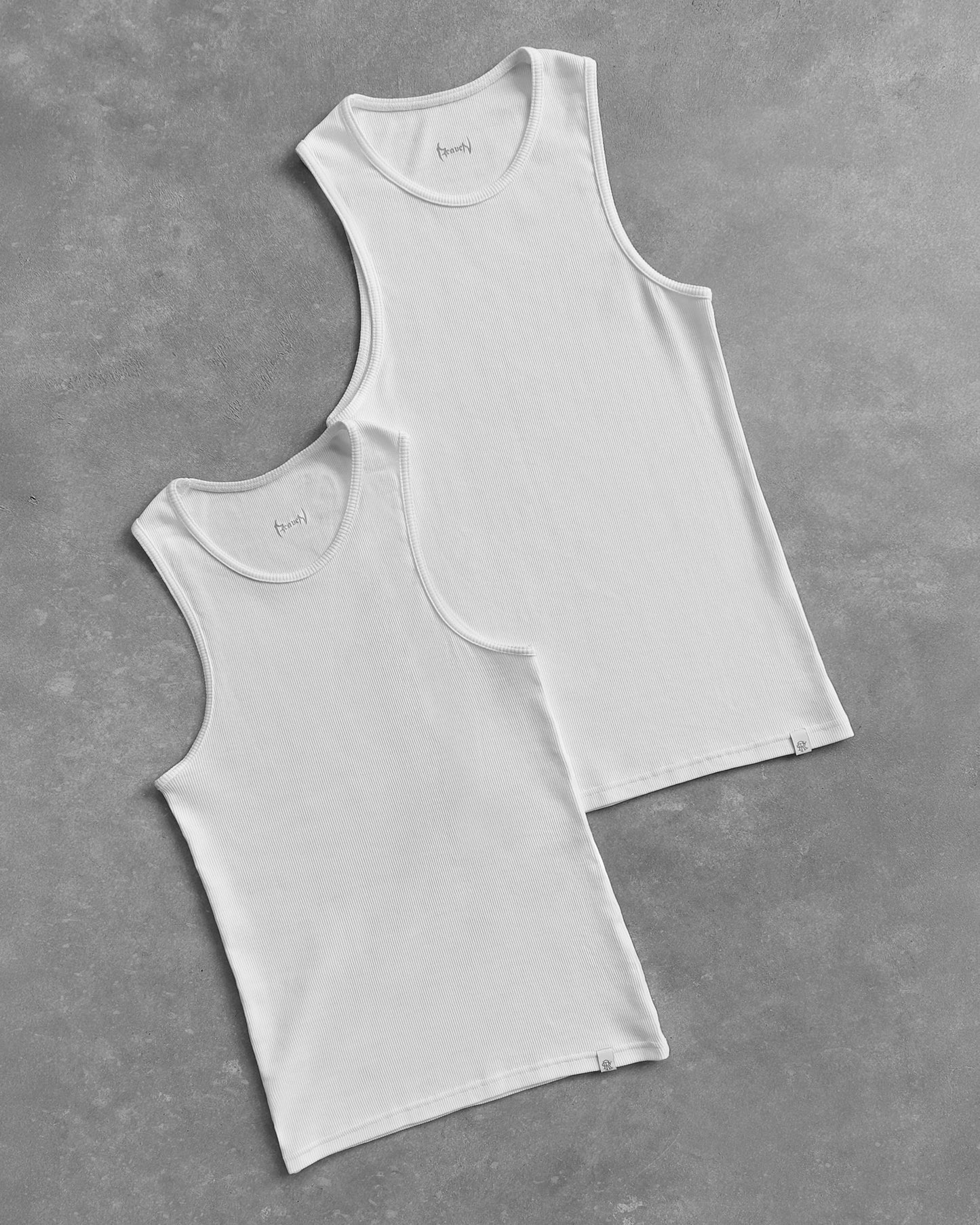 Reaven White Stamp Tank - Two Pack