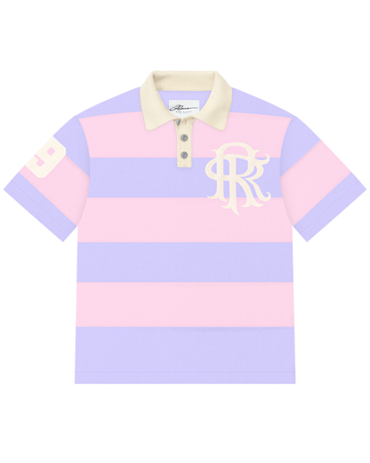 Reaven Lavender Stamp Polo