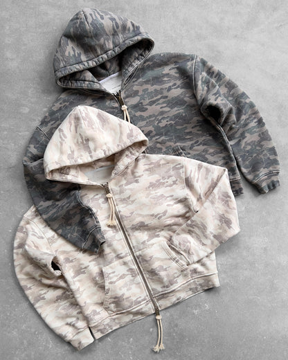 Reaven Camo Zip Hoodie