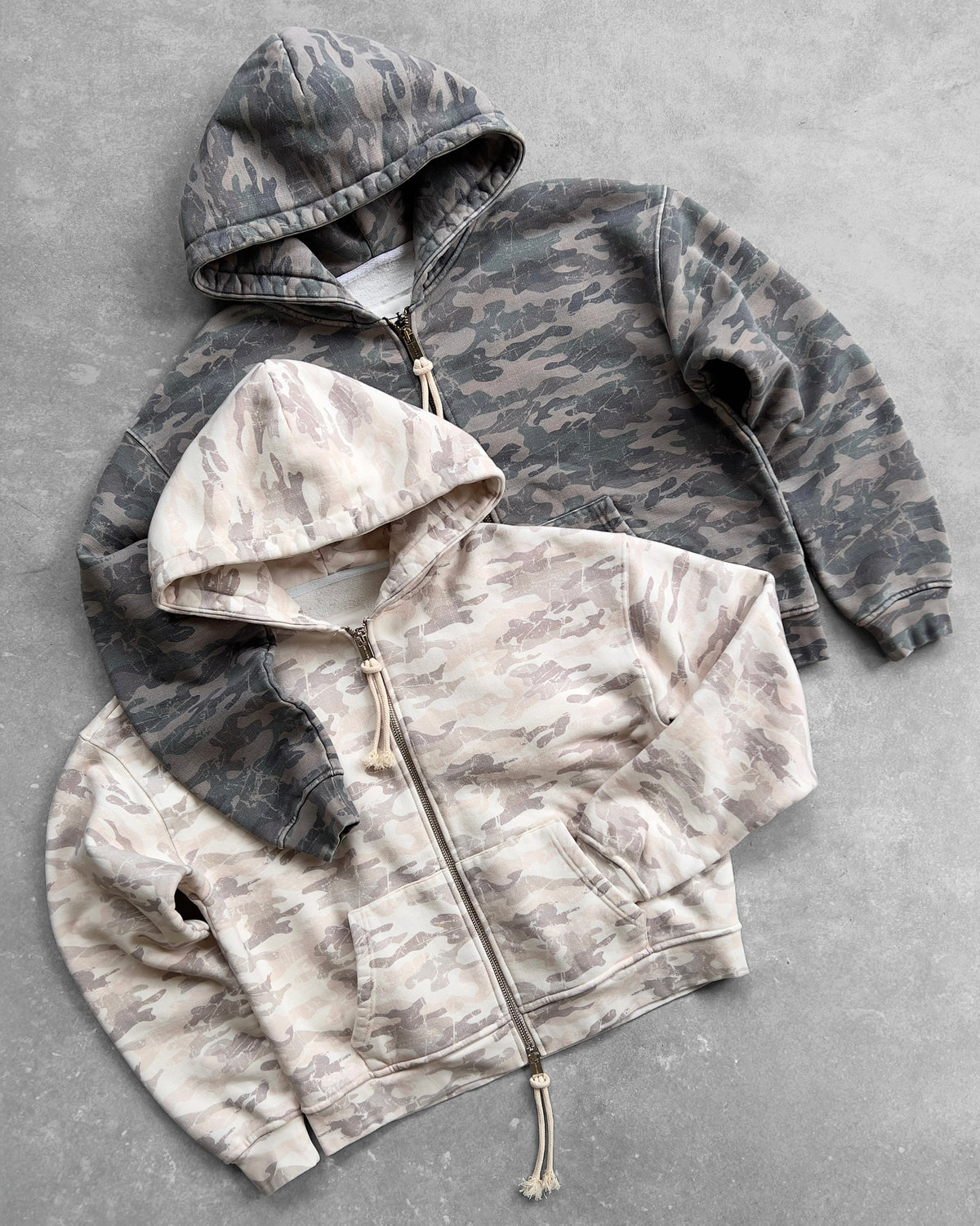 Reaven Camo Zip Hoodie