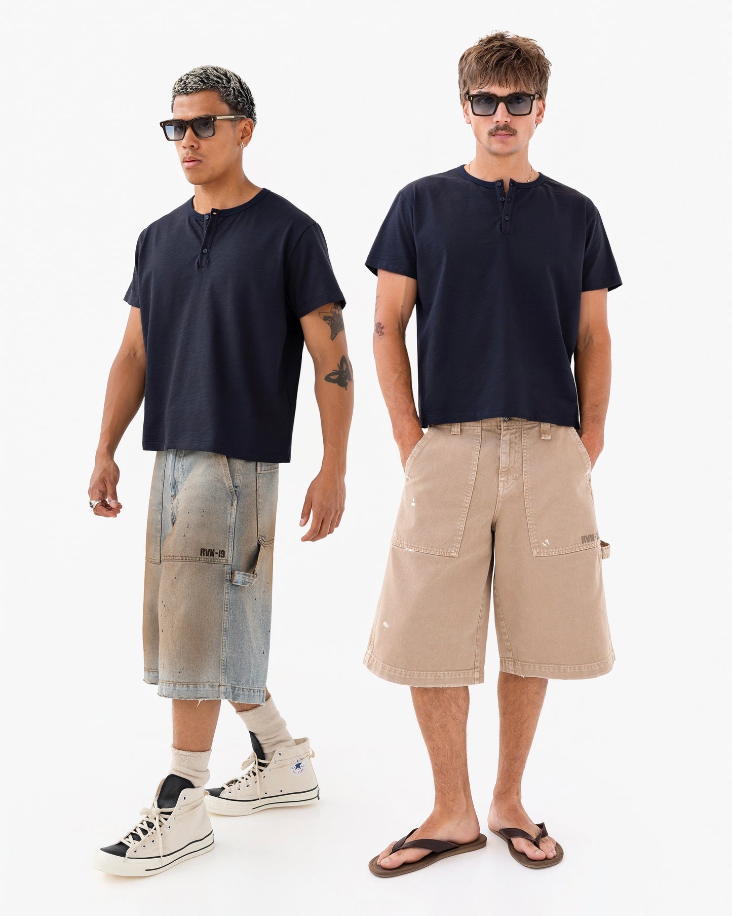 Reaven Navy Serafino T-Shirt