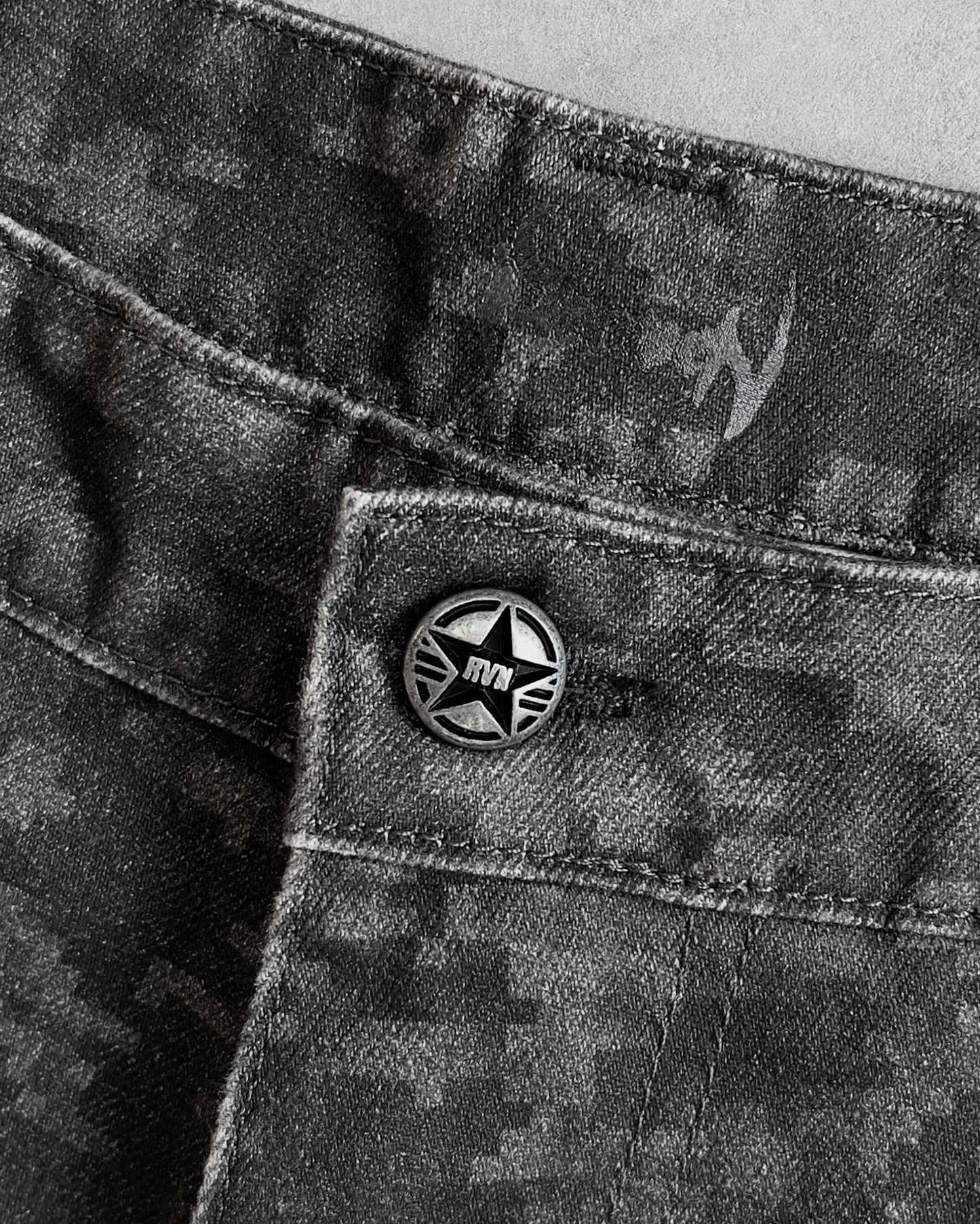 Reaven Blackout Camo Cargo Pants