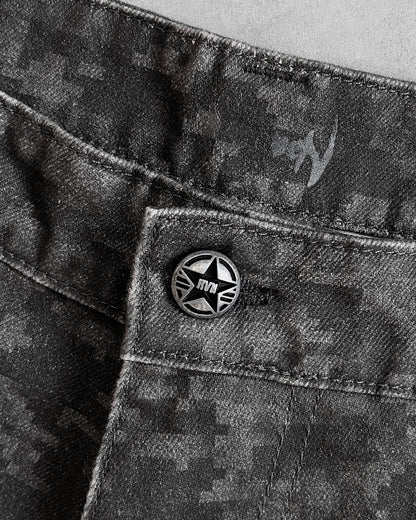 Reaven Blackout Camo Cargo Pants