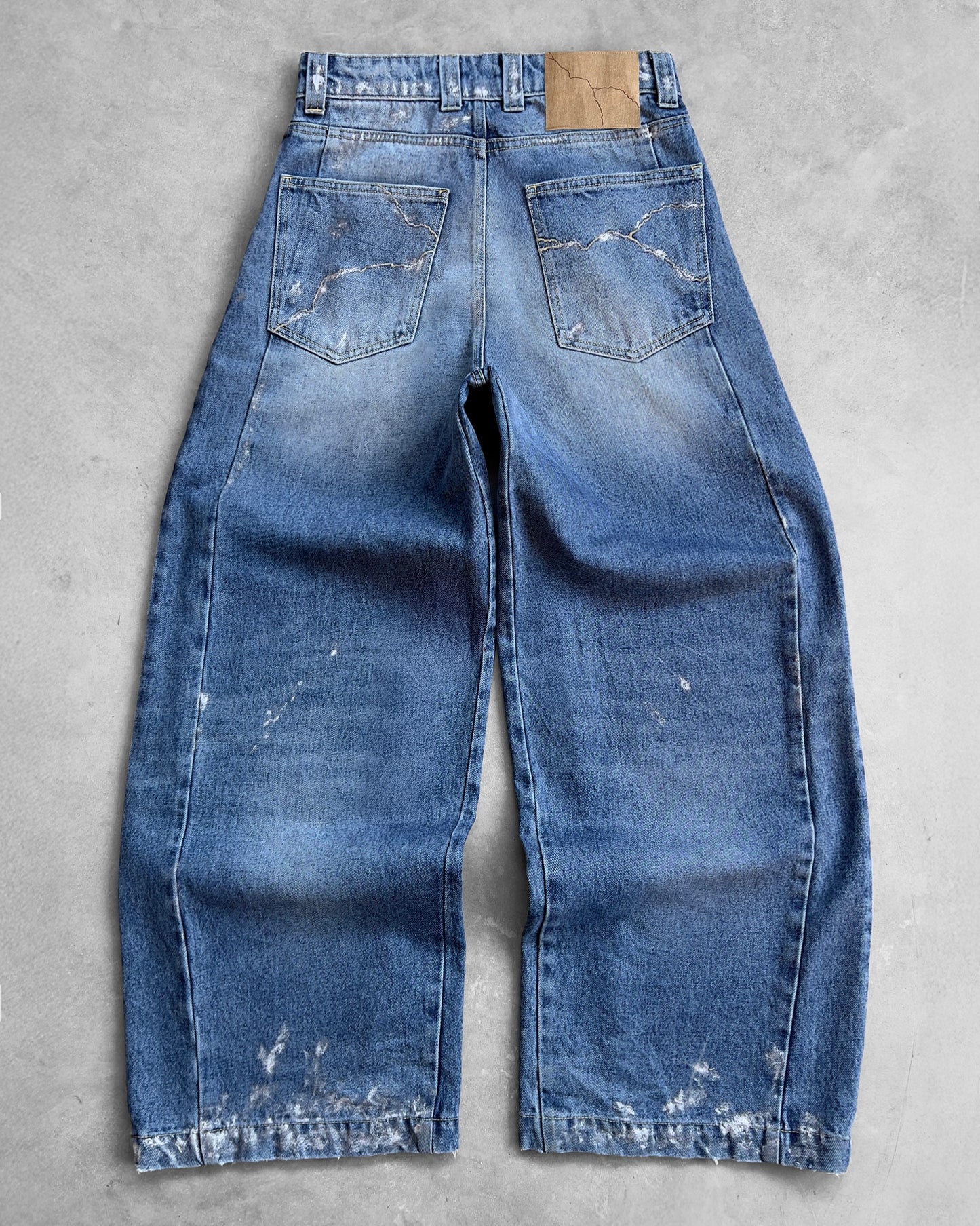 Reaven Silver Snowfall Rift Denim Jeans