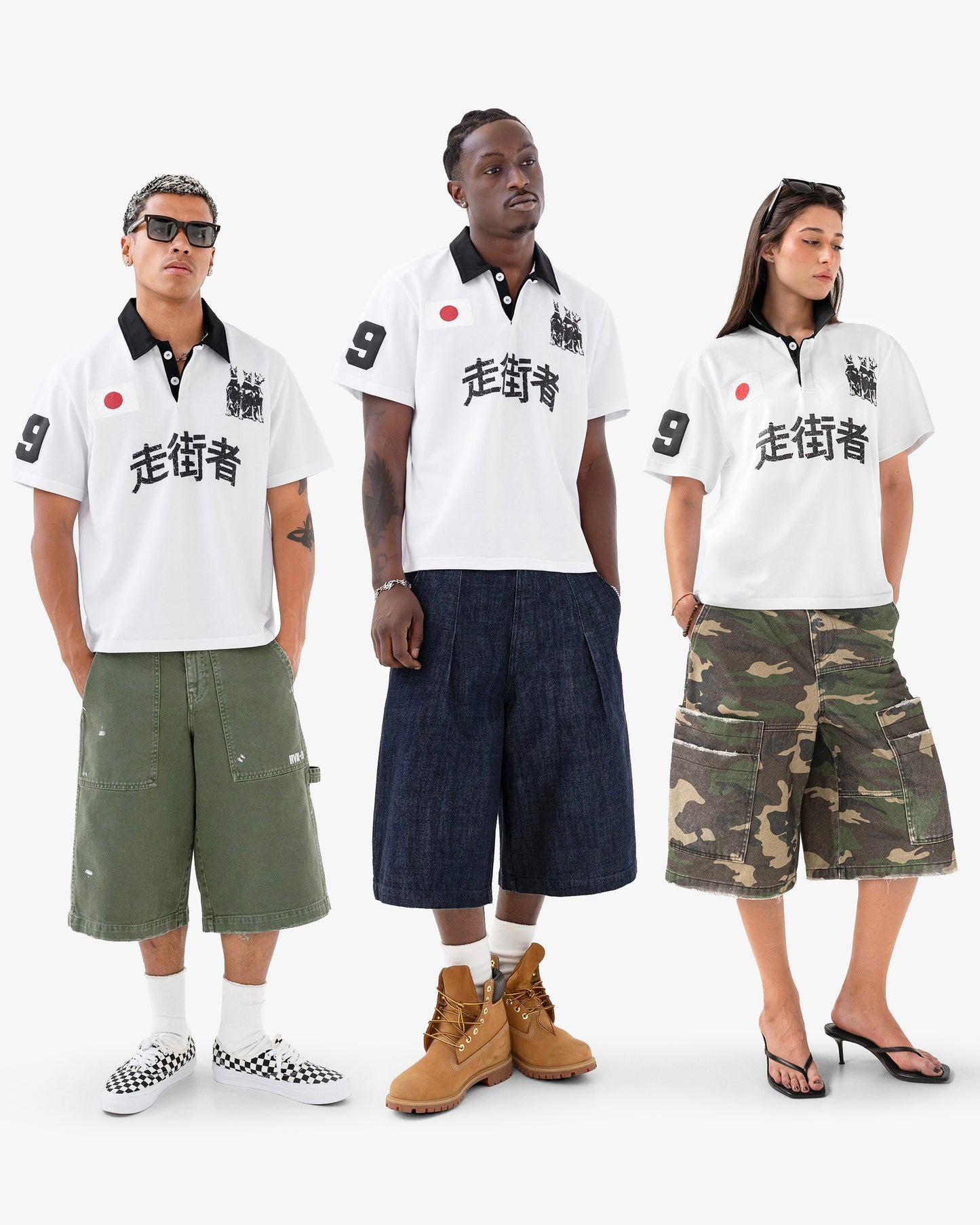 Reaven White Run Tha Streetz Polo