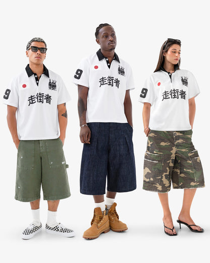 Reaven White Run Tha Streetz Polo