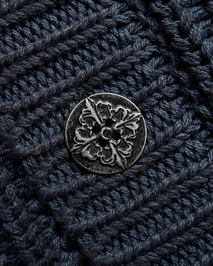 Reaven Navy Sunfaded Cardigan
